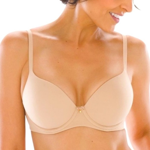 Soma‎ embraceable perfect Coverage beige underwire bra size 32DD - Picture 1 of 3